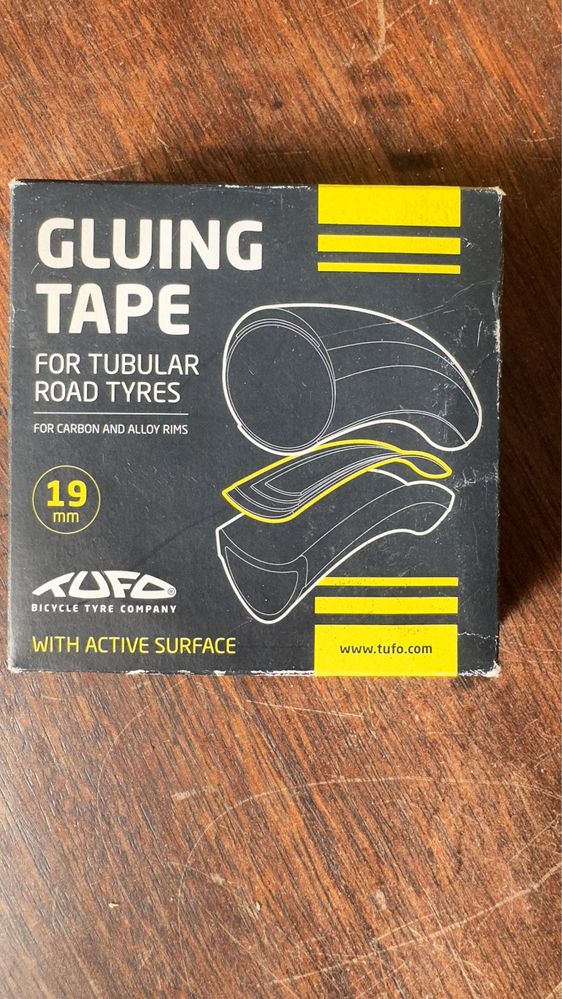 Szytka Tufo Elite S3 25mm czarna + gluing tape Tufo 19mm