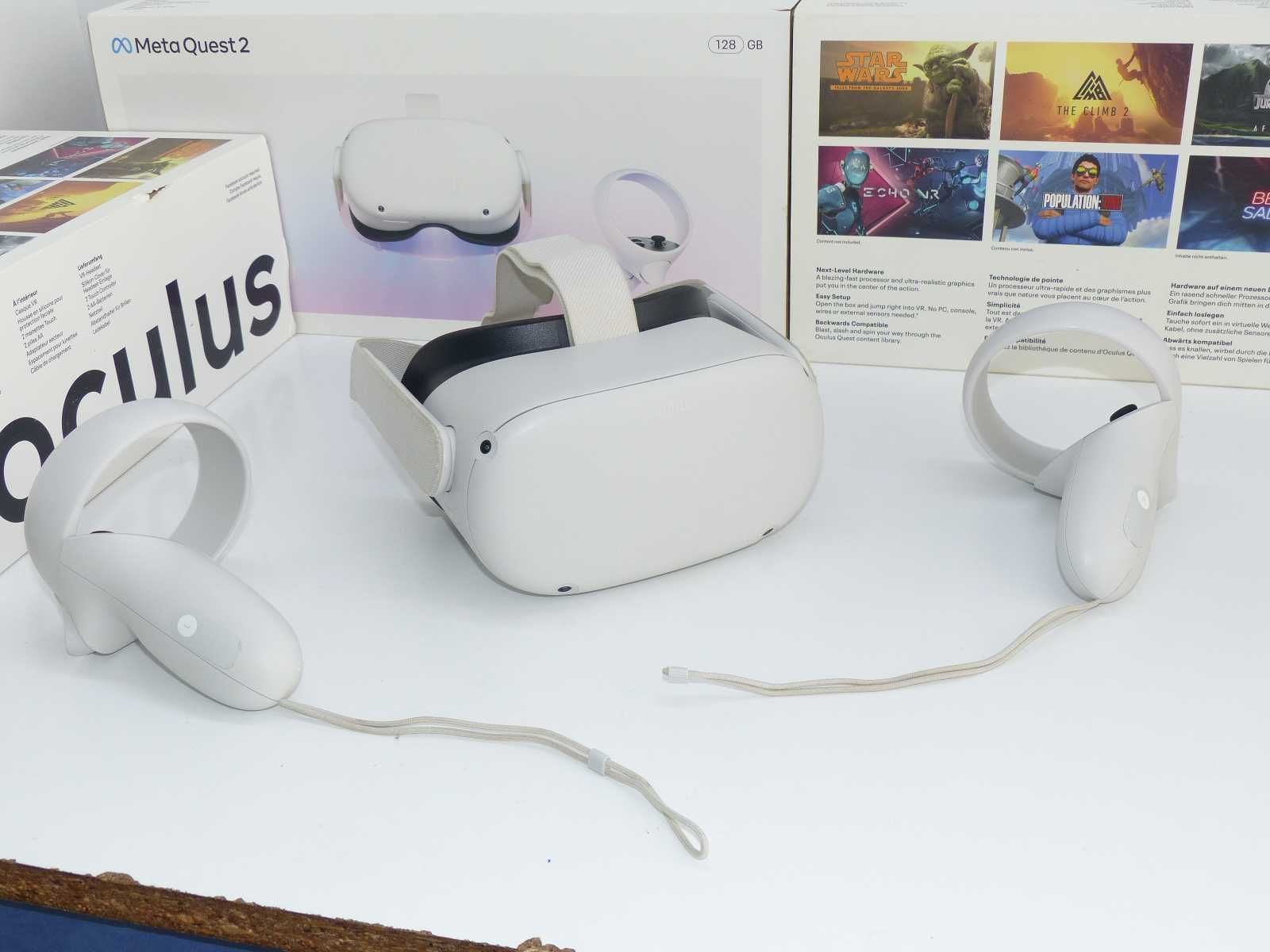 Meta Oculus Quest 2 128GB / Gogle VR Wirtualna Rzeczywistość Gry 3D