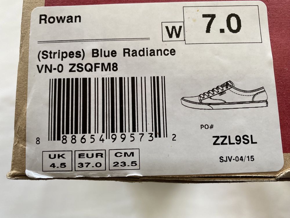 Buty Vans Rowan 37