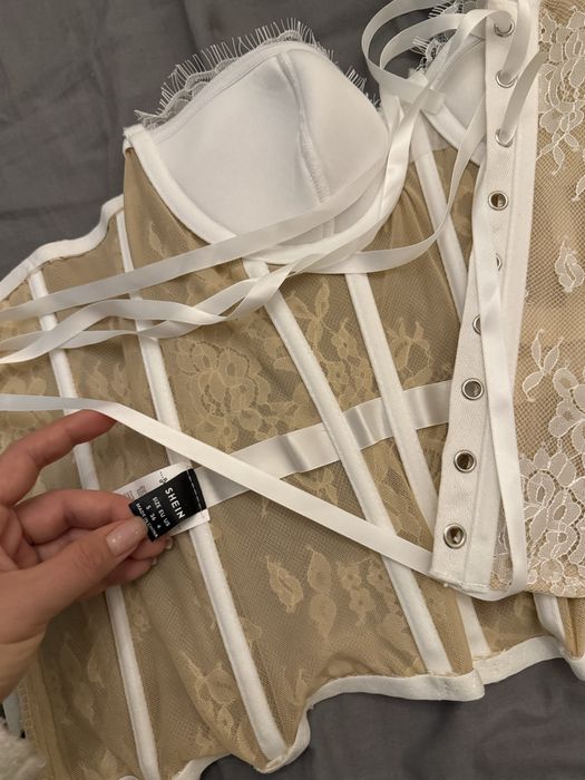 Корсет топ мереживо shein tsarskaya