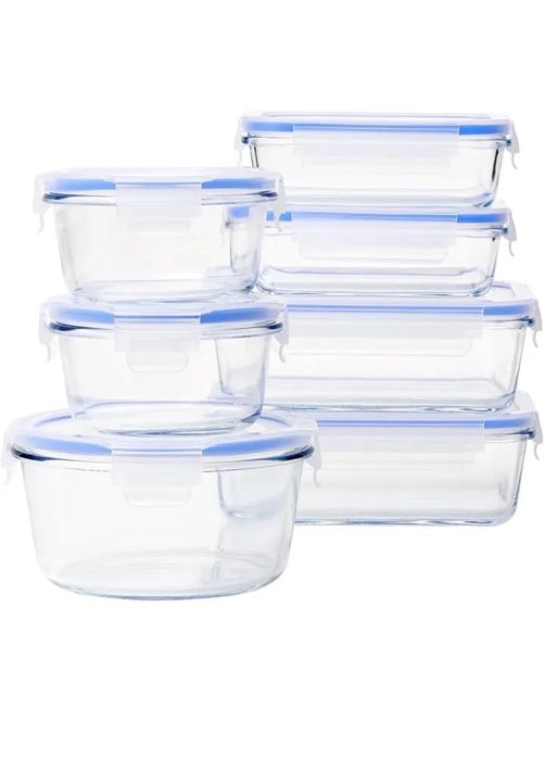 ZESTAW Szklane pojemniki PREMIUM do przechowywania żywności! PROMOCJA!