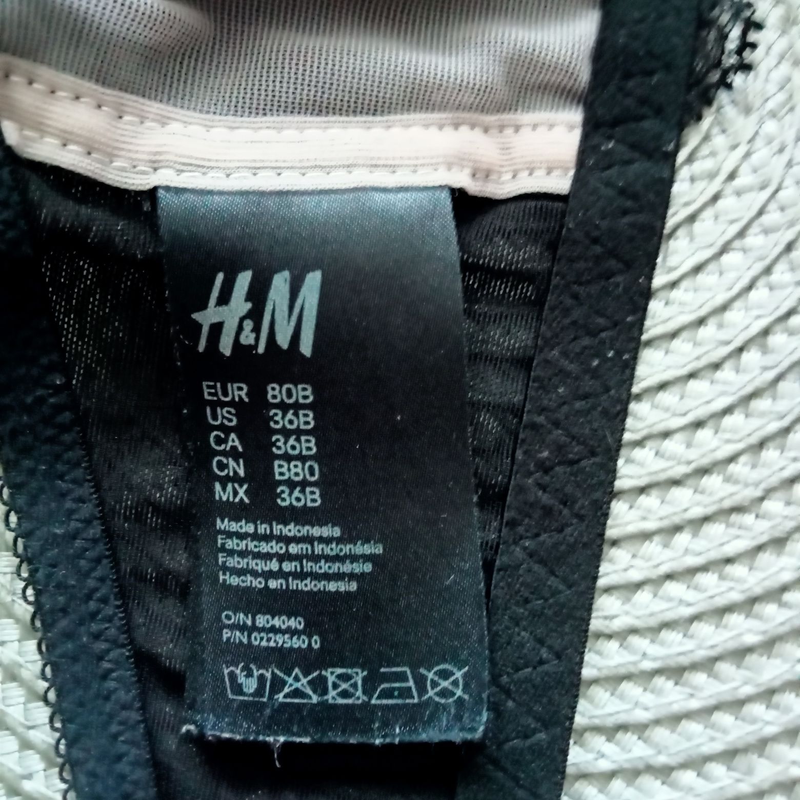Biustonosz push up H&M 80B