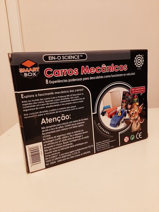 Brinquedo Ciência SmartBox - carros mecânicos