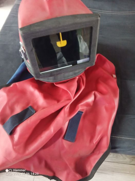 Kask do piaskowania nie uzywany