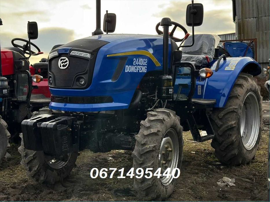 Мінітрактор Dongfeng 244 DG2 реверс дводиск зчепл ДОСТАВКА по УКРАЇНІ
