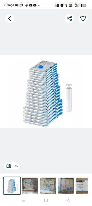 Worki próżniowe do pakowania podróż