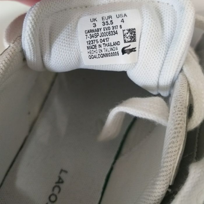 Кеды кроссовки на девушку Lacoste
