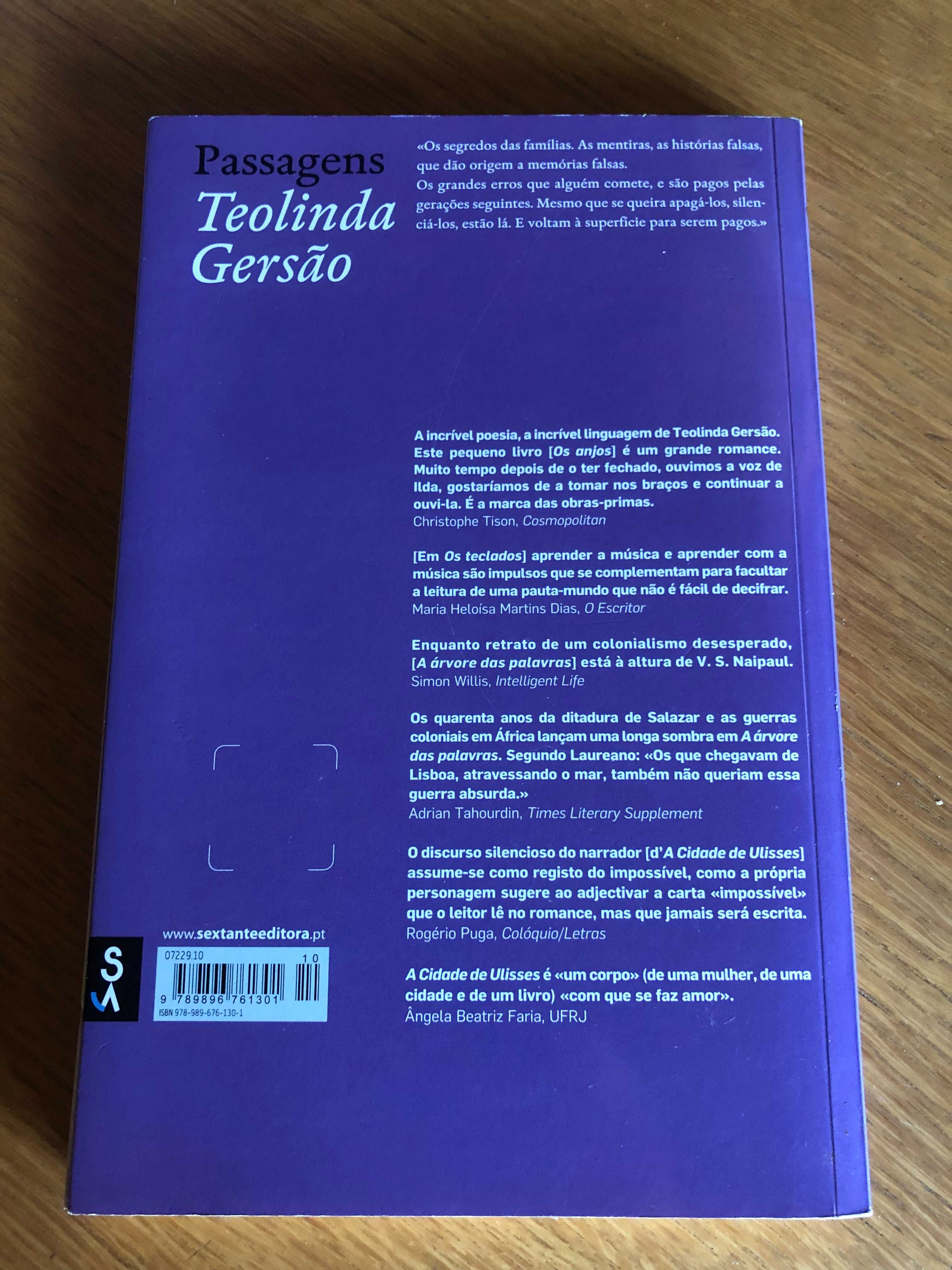 PASSAGENS    Teolinda Gersão