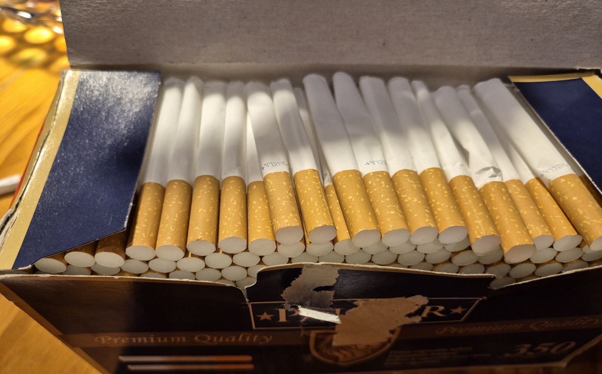 Máquina encher cigarros + 350 tubos
