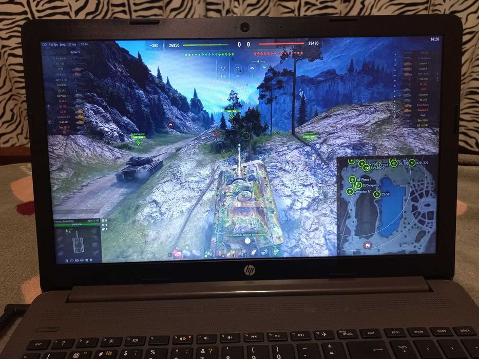 Игровой Видео GTX 1050 Ti  (4 ГБ)   AMD Ryzen 5" / SSD/  HP Laptop 15