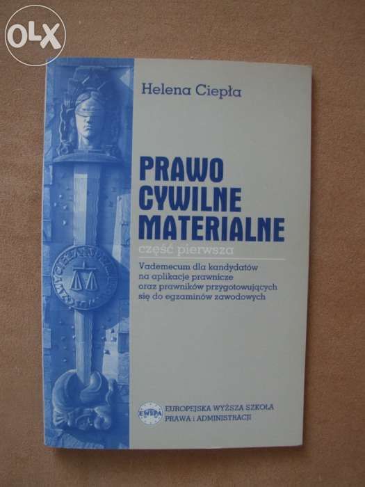 Prawo cywilne materialne cz.1 Helena Ciepła