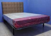 Cama de Casal _COMPLETA_ /// Cabeceira Estofada /// = NOVO =