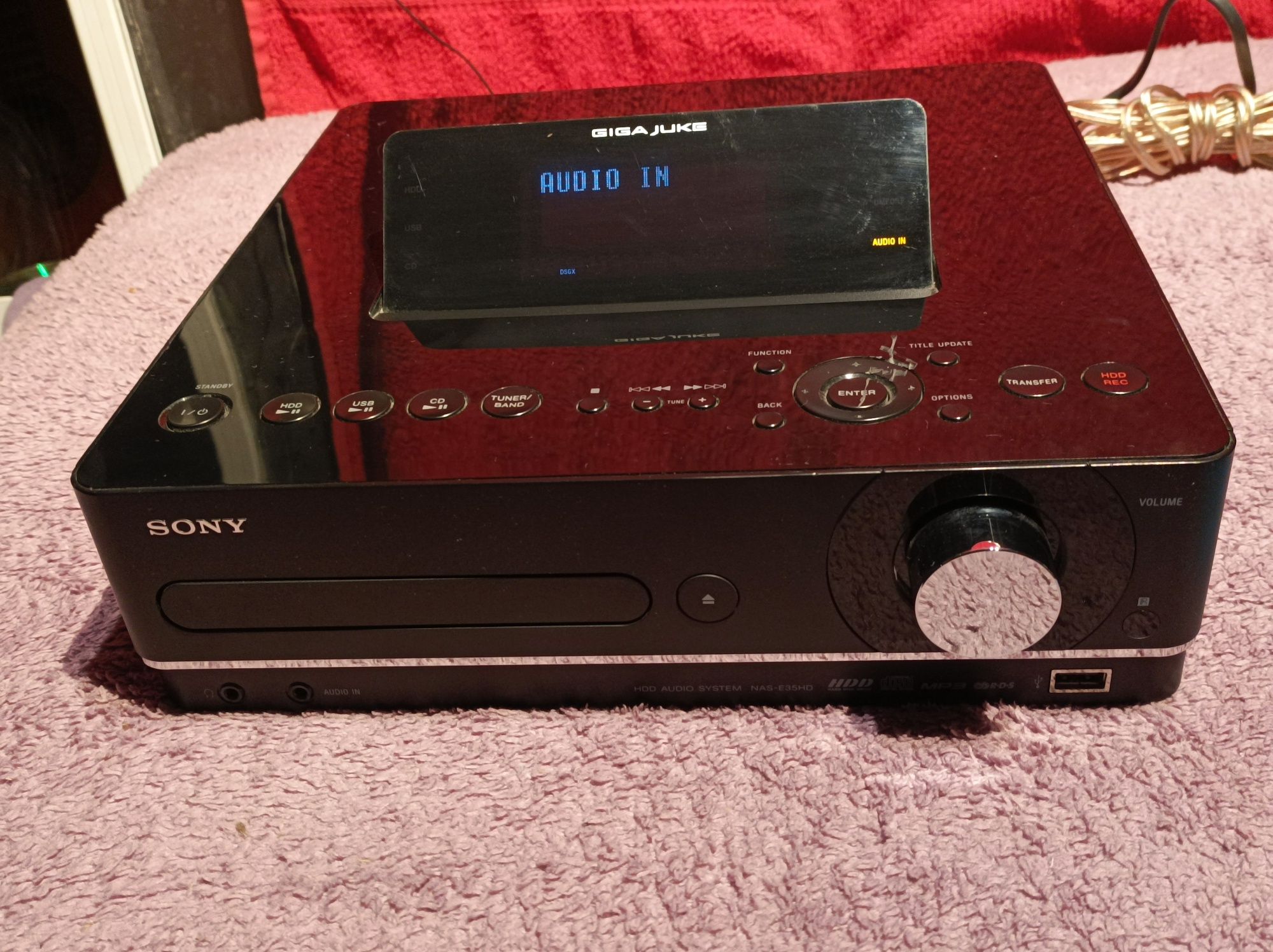 Amplituner MIDI Sony mod. NAS-E35HD,Audio System HDD.. Tanio!