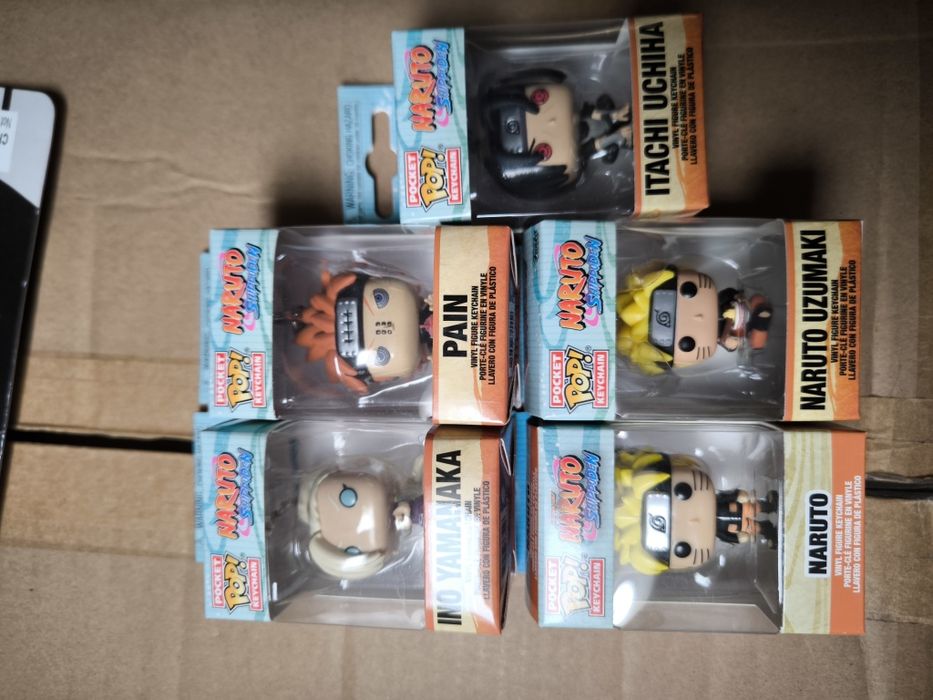 Lote 5 Funko POP Keychain Naruto