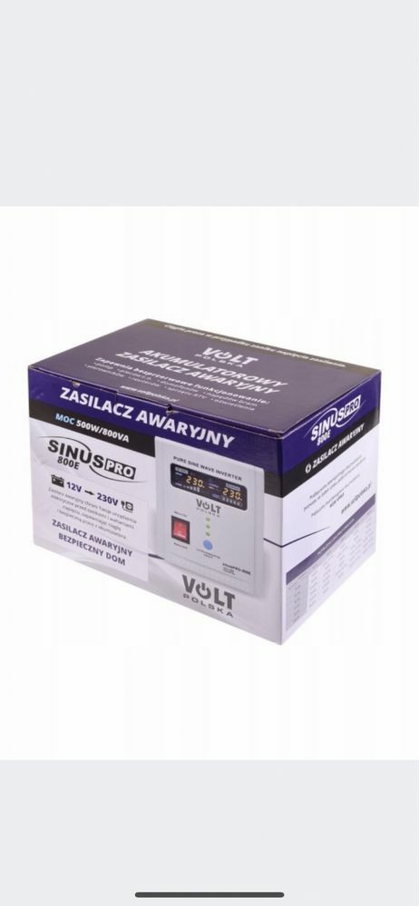 ‼️Інвертор‼️VOLT POLSKA 800E SINUS PRO ДБЖ  джерело безперервного живл
