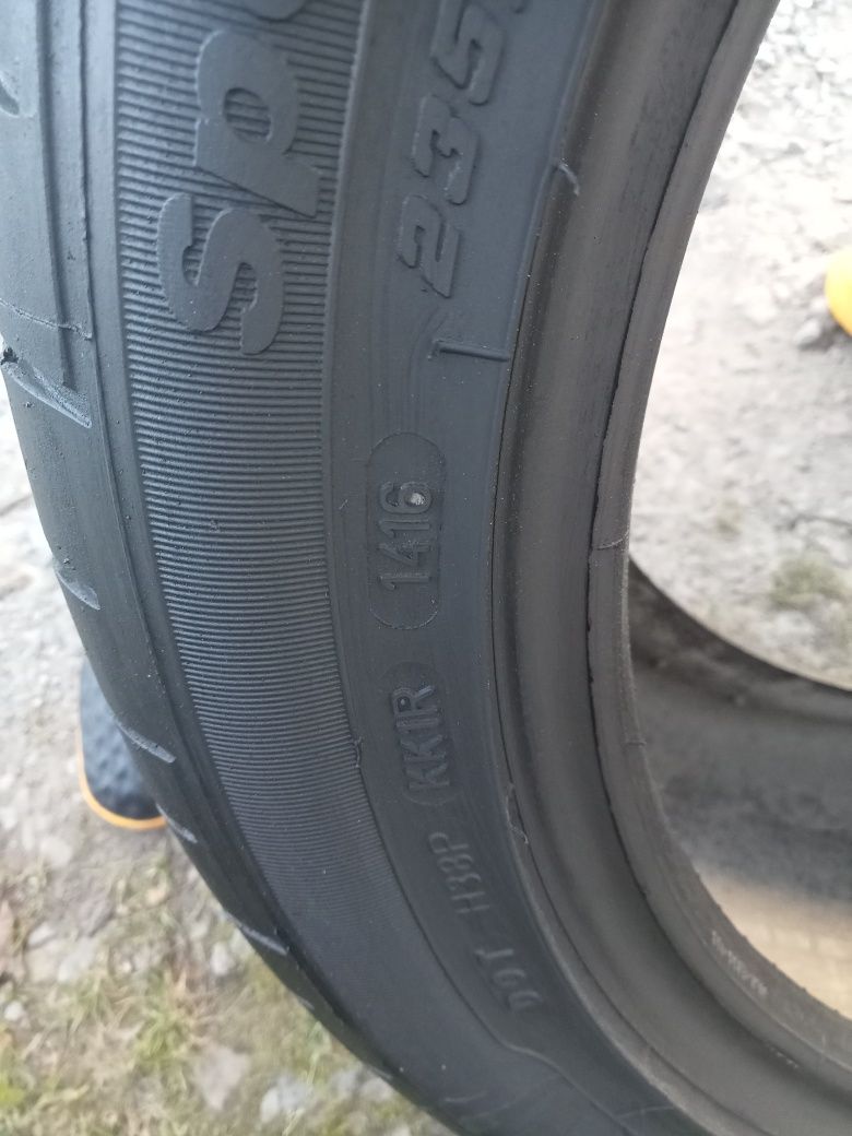 2x Opony Używane Letnie 235/45R17 Fulda