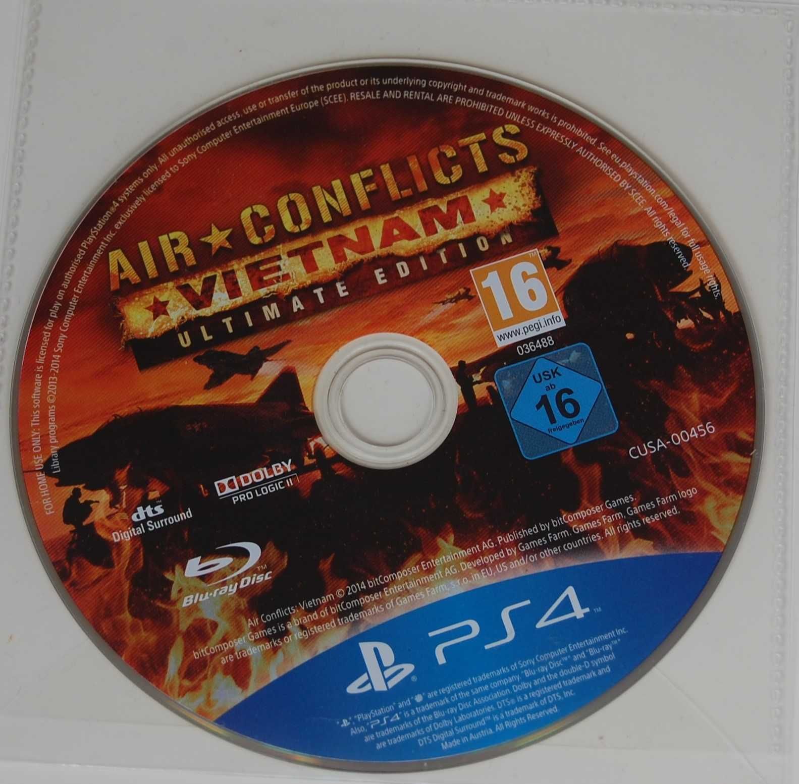 Air Conflicts Vietnam Ultimate Edition Ps4 Playstation 4 JAK NOWA