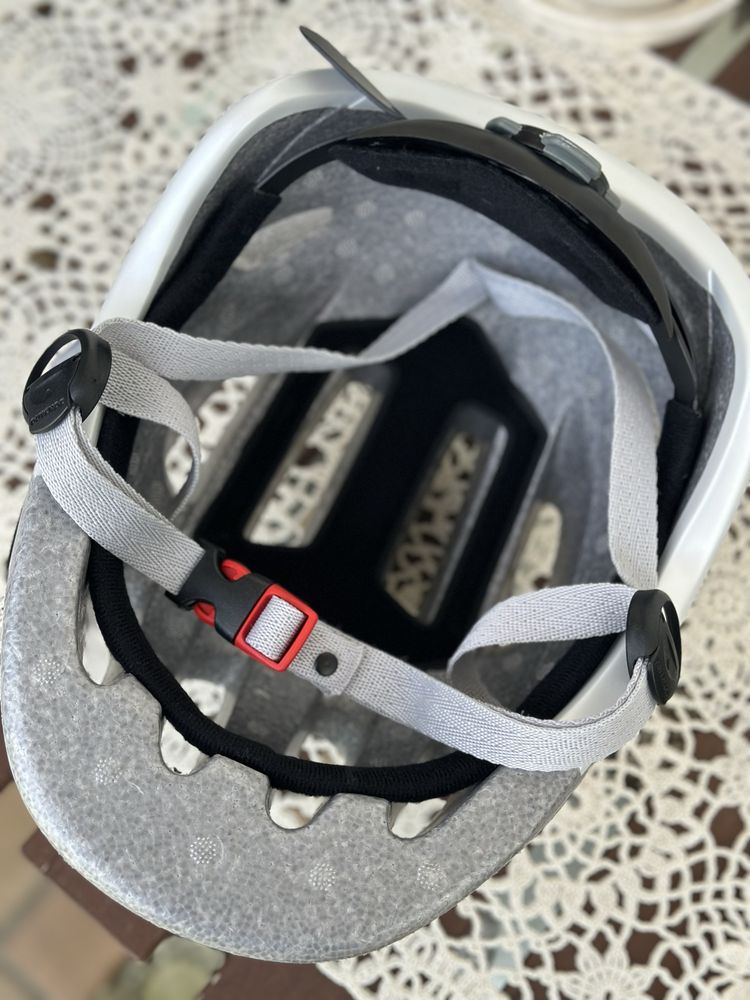 Capacete de bicicleta cidade branco BTWIN