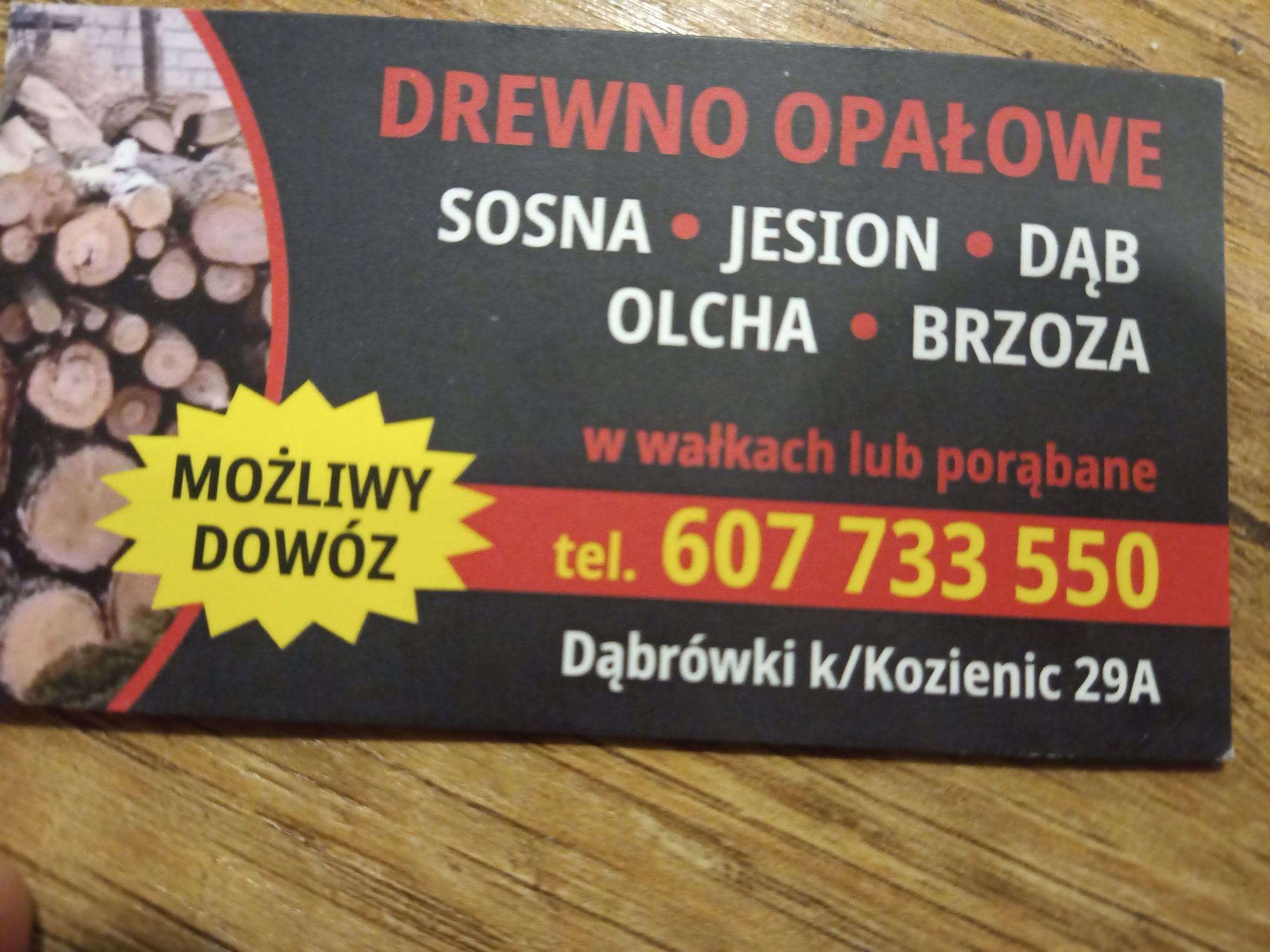 Drewno kominkowe , opałowe NAJTANIEJ !!