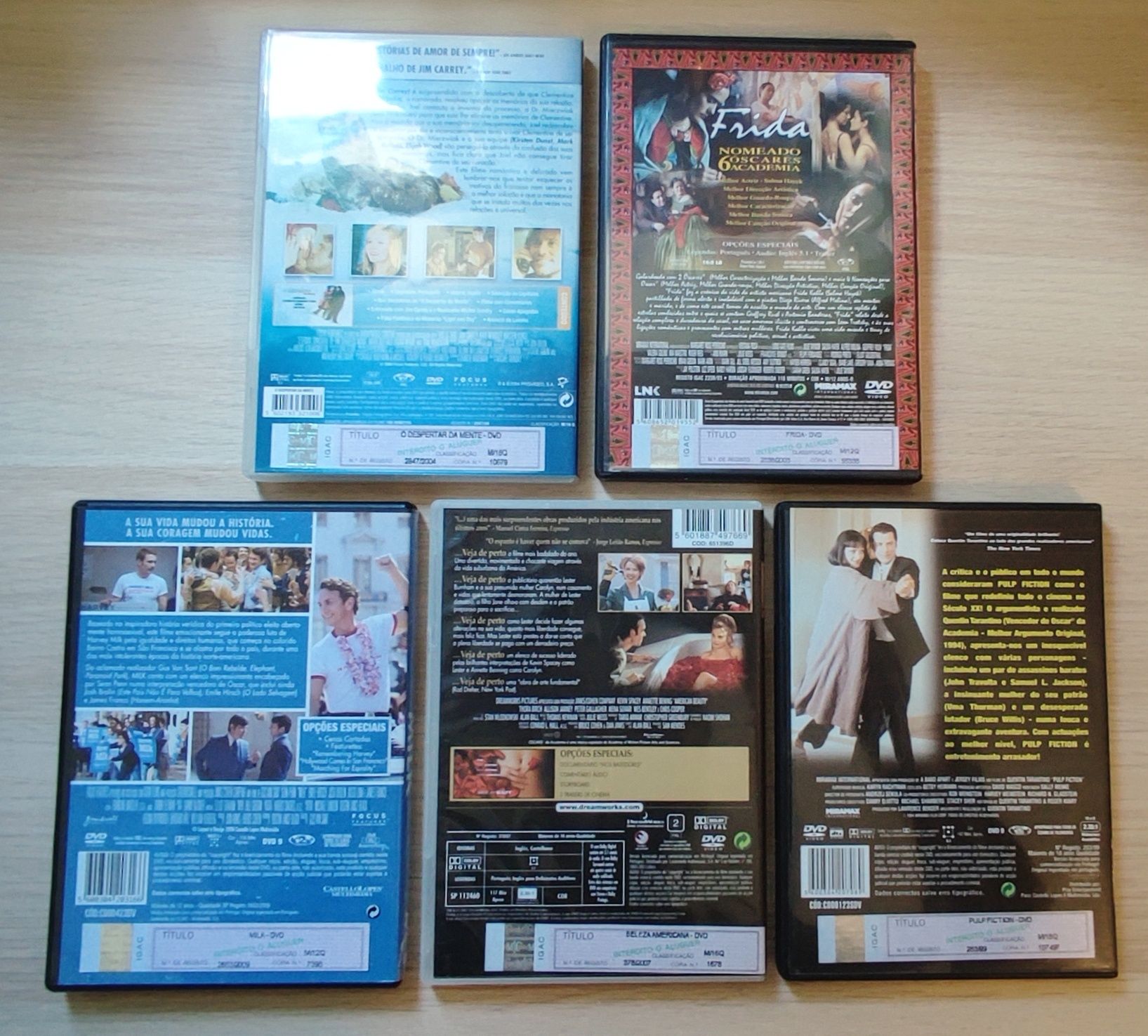 5 DVDs (5 Obrigatórios)