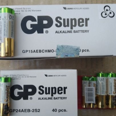 Батарейки GP Super alkaline battery AA LR06   ААА LR03  Опт  6.50 грн