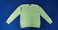 Lekki sweter męski SELEDYNOWY GIOVANI 100% bawełna bluza rozmiar XL