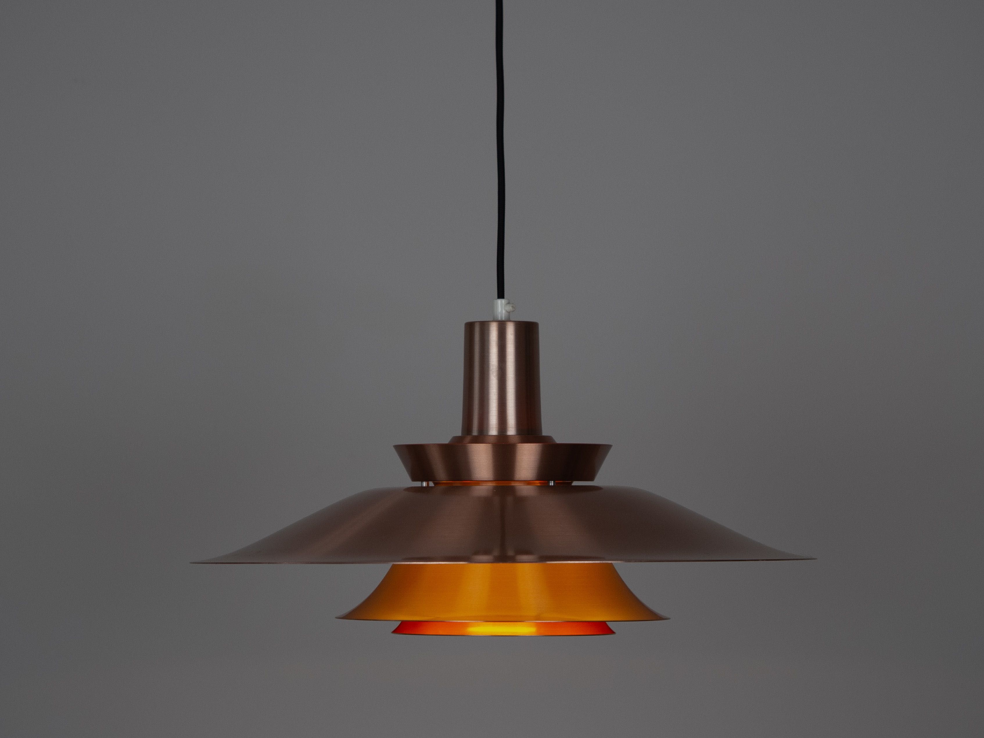 Duńska vintage lampa Lyskaer proj. Bent Nordsted, lata 80