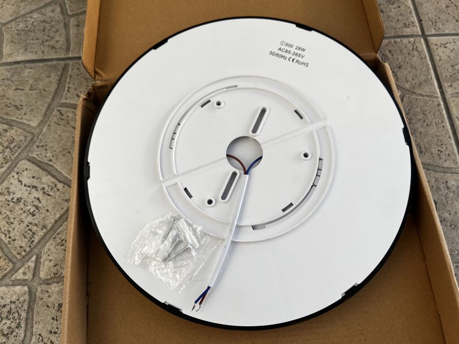 Lampa LED sufitowa plafon 30cm biały