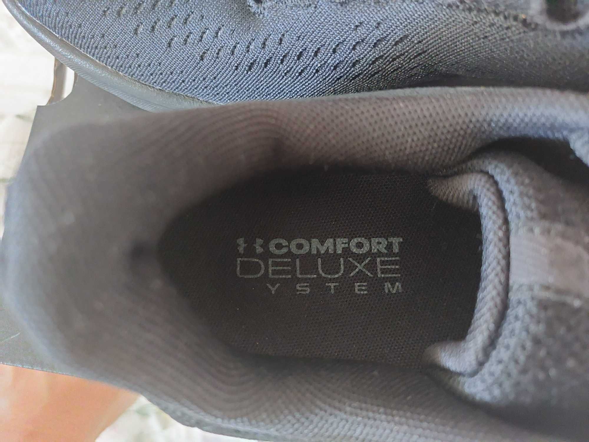 buty sportowe czarne under armour r.41