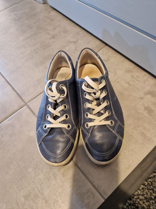 Buty Ecco trampki  skorzane 36