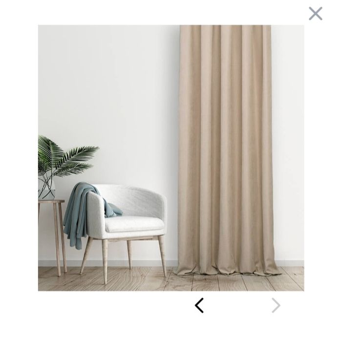 Zasłony beżowe nowe