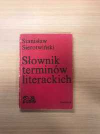 [Literaturoznawstwo] Słownik terminów literackich Sierotwiński