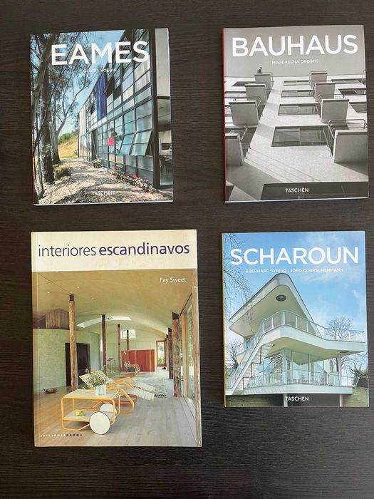 Bauhaus, Eames, Scharoun, Interiores escandinavos