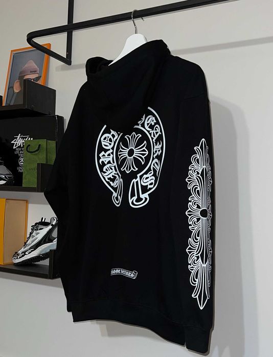 Худі Chrome Hearts чорного кольору