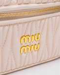 Torebka Miu Miu Matelassé Leather Vanity White