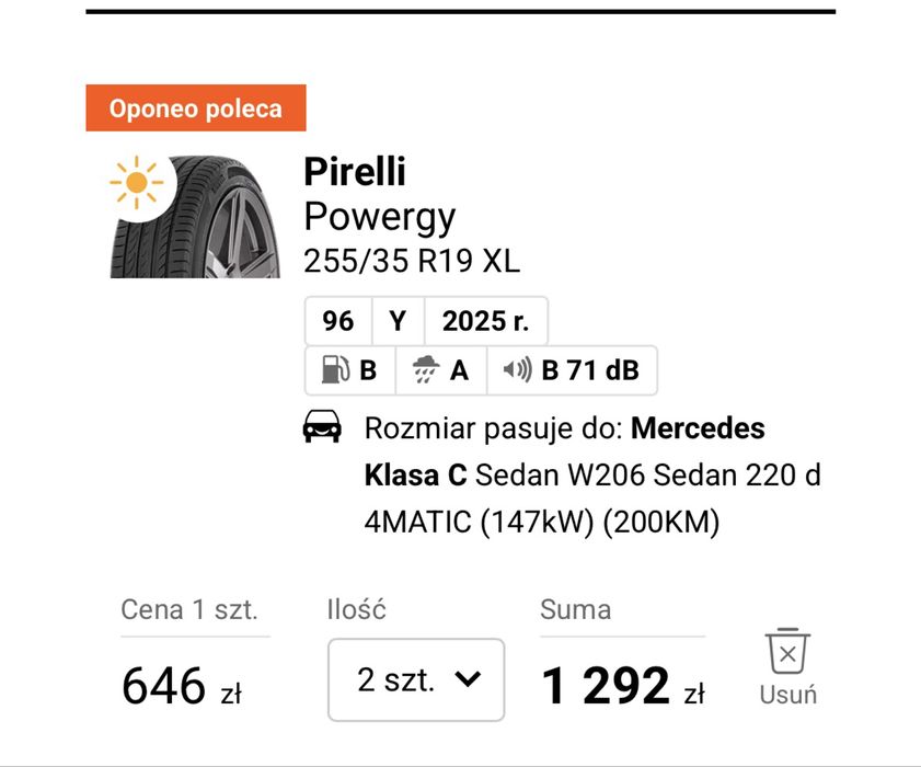 Pirelli opony 225/40/19 255/35/19 Nowe