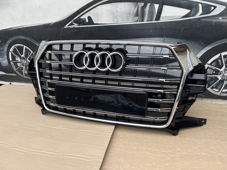 Решітка audi q3 8u 2015-2018 рест решетка радиатора audi q3 решітка