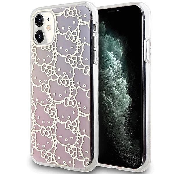 Etui Hello Kitty IML Gradient Electrop Crowded Kitty Head na iPhone 11