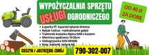 USŁUGI Ogrodnicze rębak, łuparka, kosiarka, kosa, Glebogryzarka,