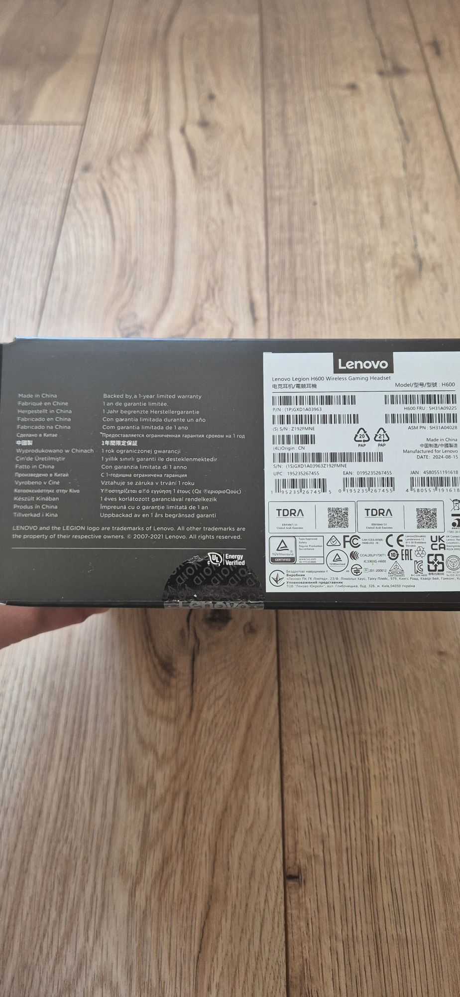Słuchawki bezprzewodowe Lenovo Legion H600