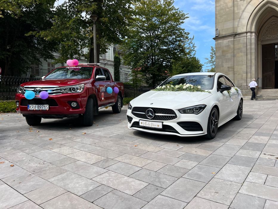 Auto do ślubu Mercedes CLA AMG