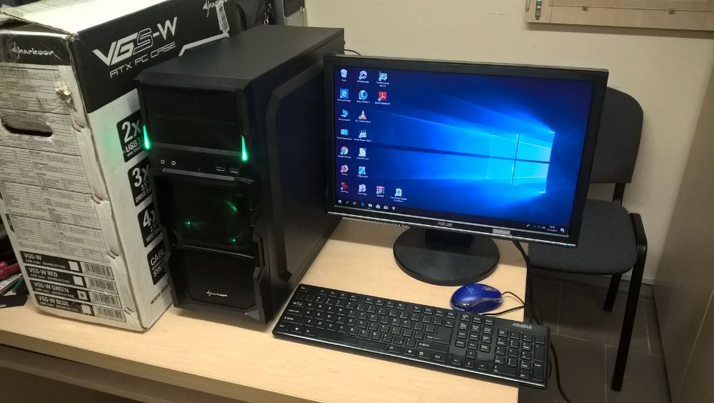 Lenovo-komputer do gierCore i5 x4 3,2 GHz,Ram 8GB,Grafa GEForce GTX2GB