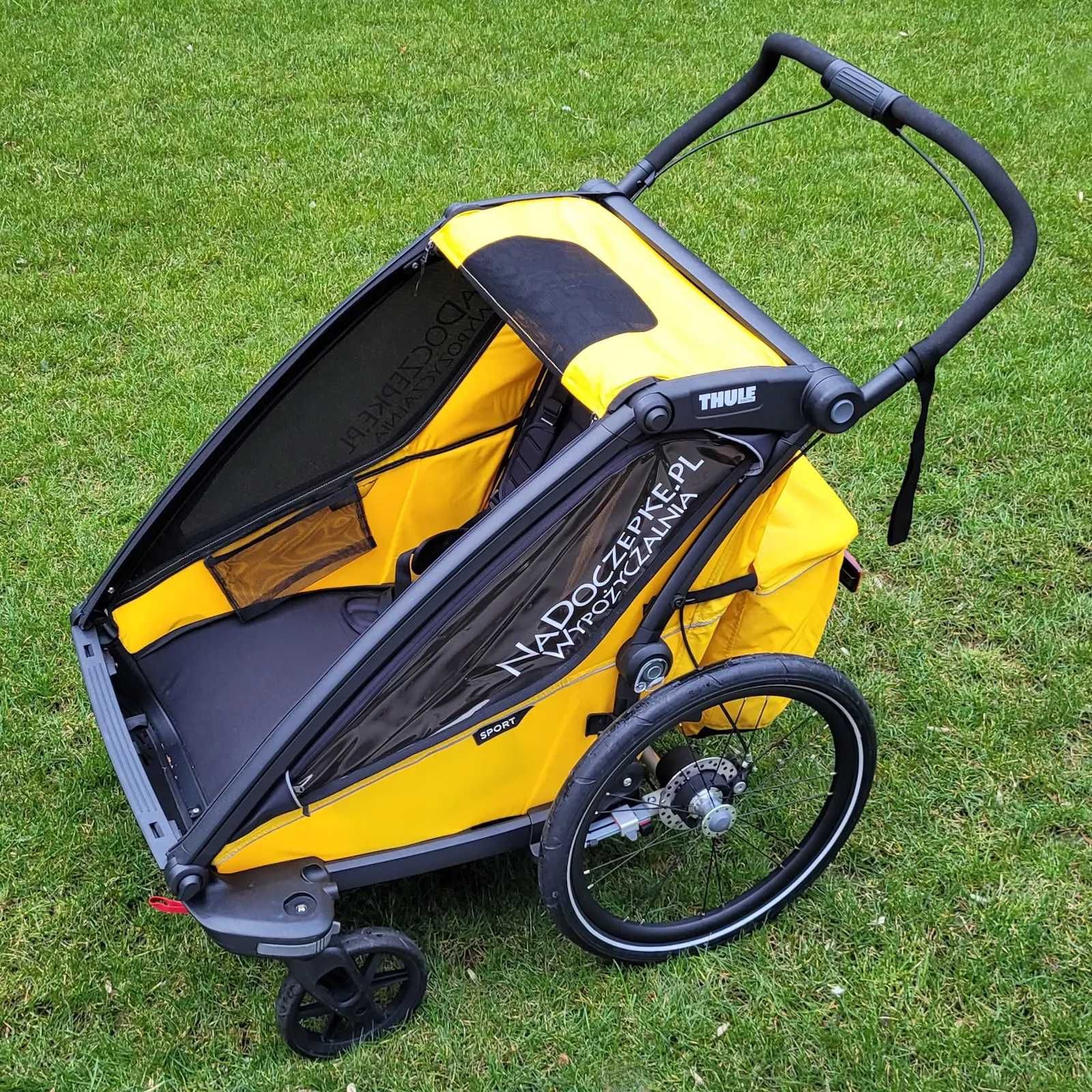 Przyczepka rowerowa Thule Cab Sport Cross Lite 1 2 wynajem wysyłkowy