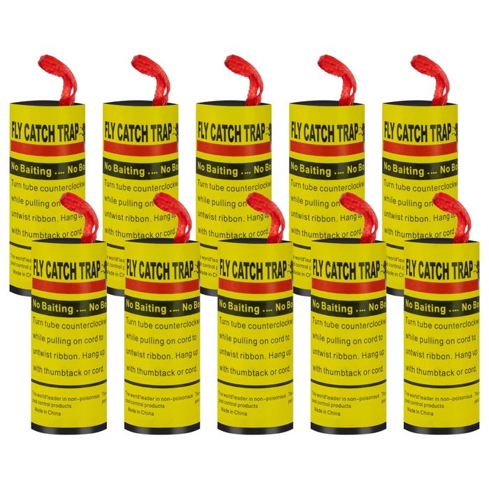 10szt lep na muchy I owady pułapka lep