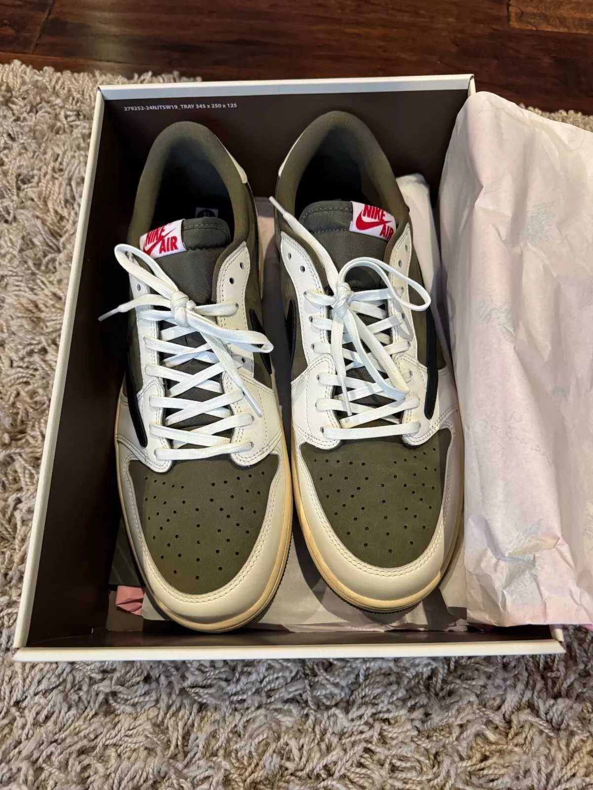 Jordan 1 Retro Low OG SP Travis Scott Olive R.44