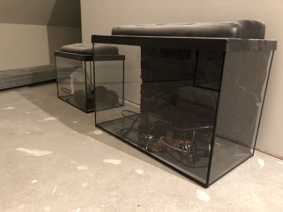 Akwarium 72l używane zestaw