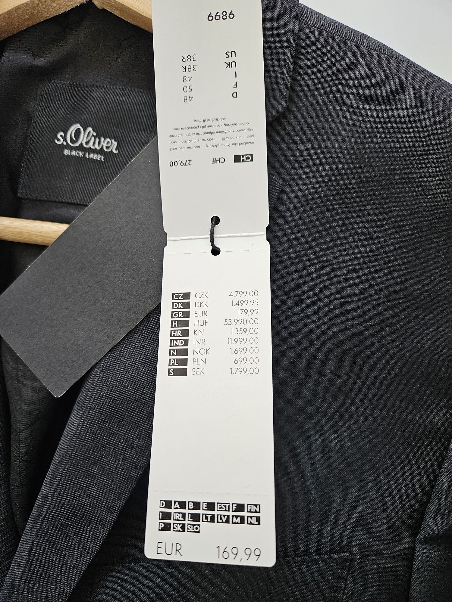 Marynarka damska czarna nowa S.Oliver Black Label Prominent Marlane