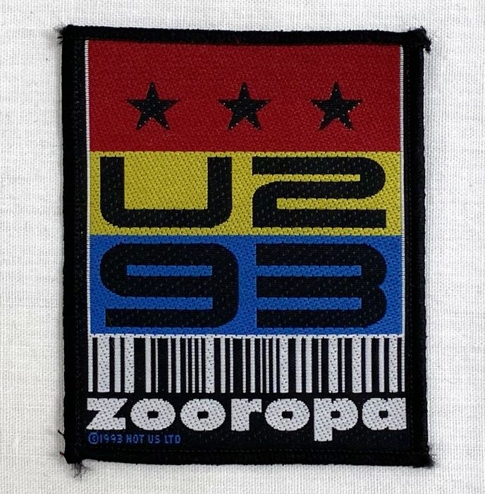 Patch U2 ZOOROPA 1993 raro