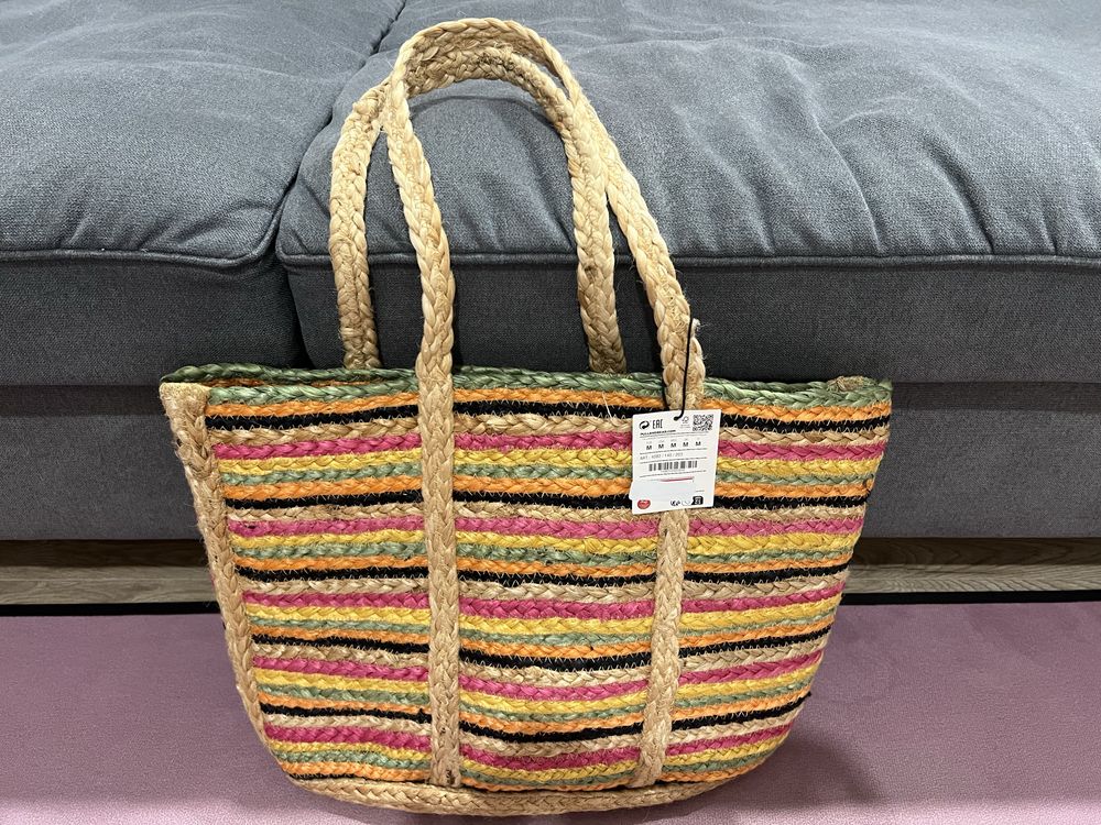 Плетена сумка Pull&Bear