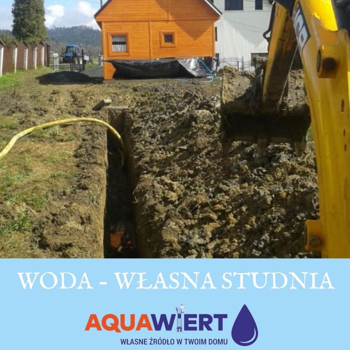 Wiercenie studni głębinowych z przyłączem do budynku